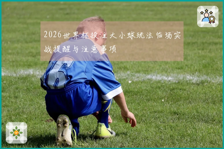 2026世界杯投注大小球玩法临场实战提醒与注意事项